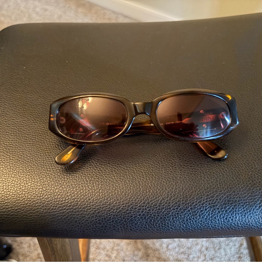 Blvgari Italian Sunglasses Classic Tortoiseshell Oval Sunglasses - Brown Lenses